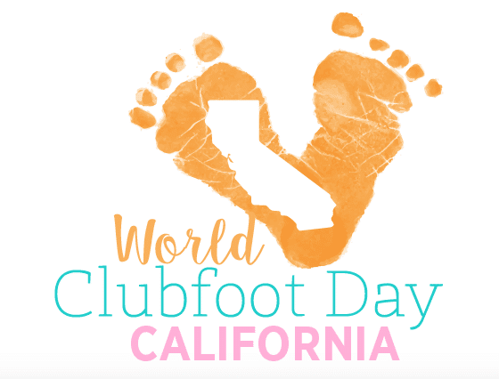 world clubfoot day california logo