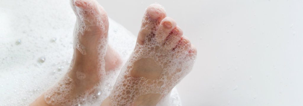 Washing Kids Feet